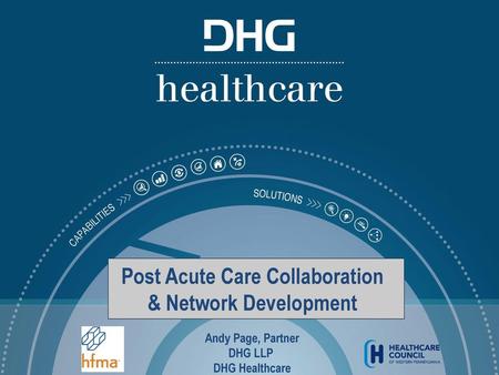 Session Overview - Introduction - Significance of Post‐Acute Care - Impacts of Post‐Acute Care Performance 	- Mandatory Elements of Reform - Understanding.