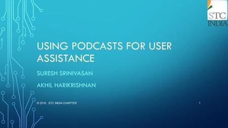 Using Podcasts for user Assistance