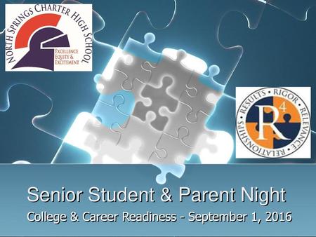 Senior Student & Parent Night