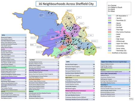 16 Neighbourhoods Across Sheffield City