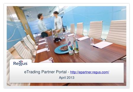 eTrading Partner Portal -