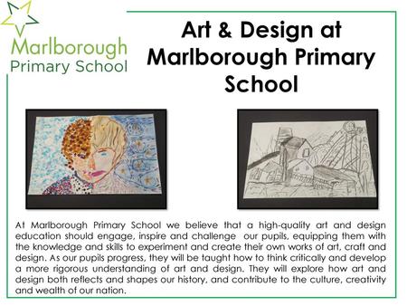 Art & Design at Marlborough Primary School