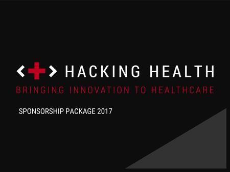 SPONSORSHIP PACKAGE 2017.