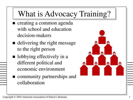 What is Advocacy Training?