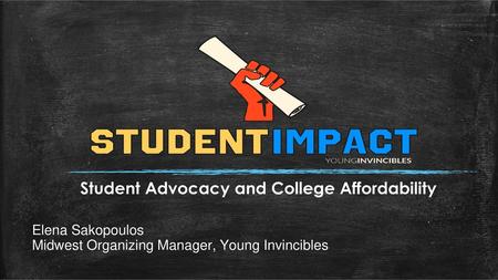 Student Advocacy and College Affordability