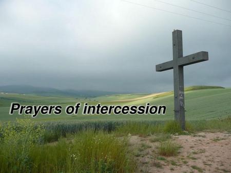 Prayers of intercession