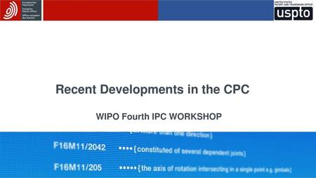 WIPO Fourth IPC WORKSHOP