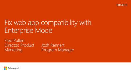 Fix web app compatibility with Enterprise Mode