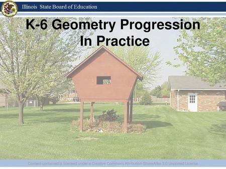 K-6 Geometry Progression In Practice