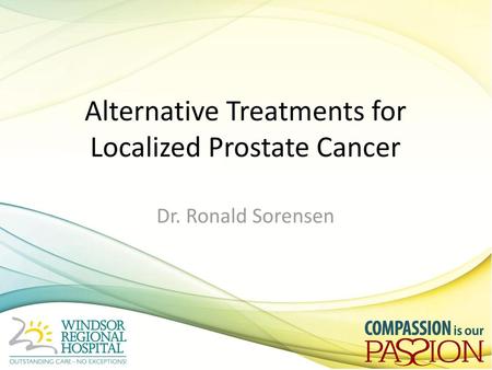 Alternative Treatments for Localized Prostate Cancer