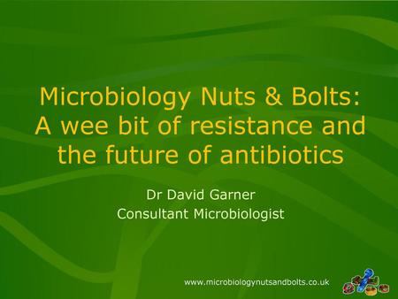 Dr David Garner Consultant Microbiologist