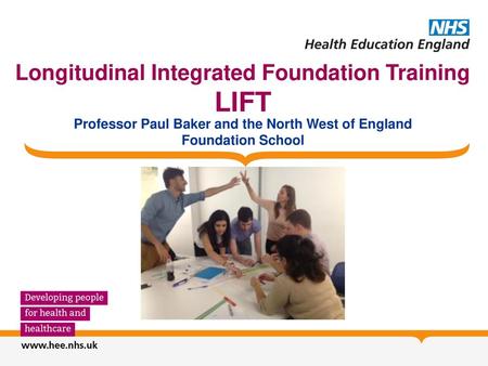 Professor Paul Baker and the North West of England Foundation School