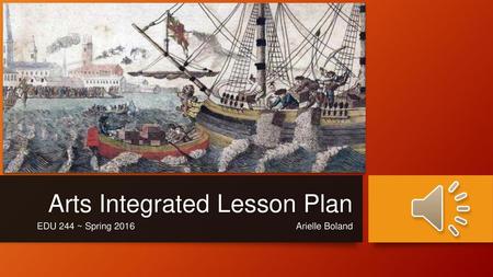 Arts Integrated Lesson Plan