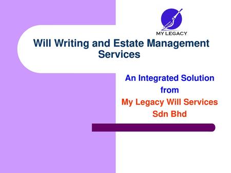 Will Writing and Estate Management Services