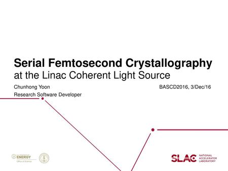 Serial Femtosecond Crystallography