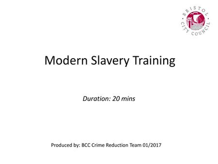 Modern Slavery Training