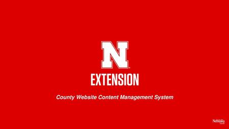 County Website Content Management System