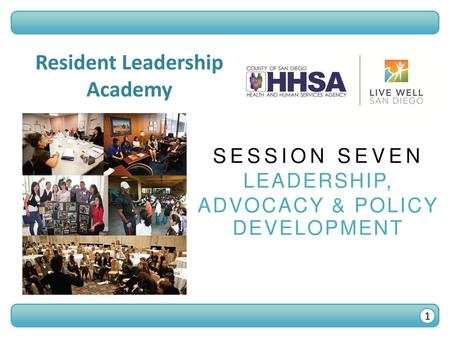 Resident Leadership Academy