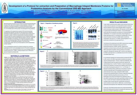 Membrane enriched fraction Figure 1. Preparation of membrane proteins