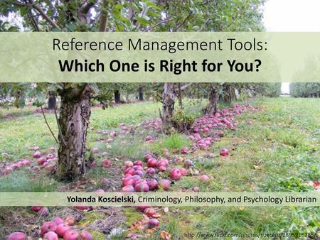 Reference Management Tools: Which One is Right for You?