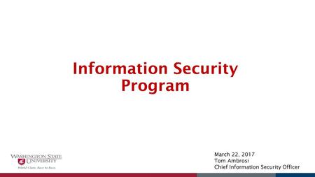 Information Security Program