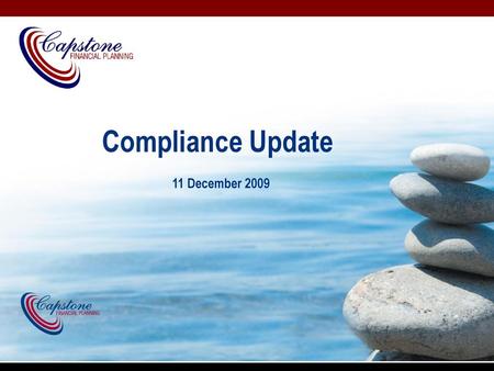 Compliance Update 11 December 2009 1.