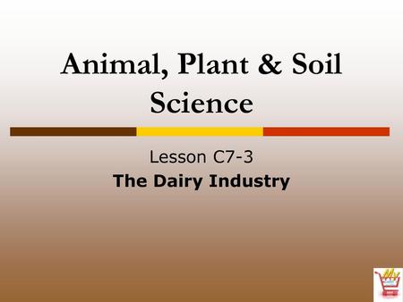 Animal, Plant & Soil Science