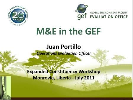 GEF Expanded Constituency Workshop