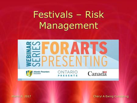 Festivals – Risk Management