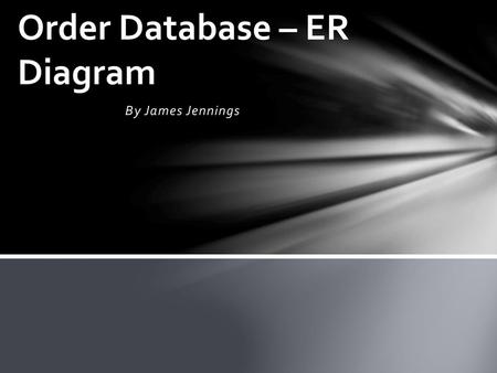 Order Database – ER Diagram