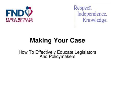 How To Effectively Educate Legislators And Policymakers