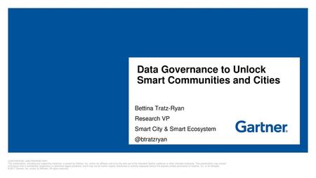 Data and Governance are essential to drive Smart City Context