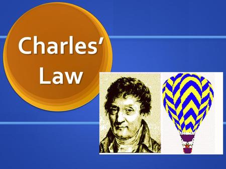 Charles’ Law.