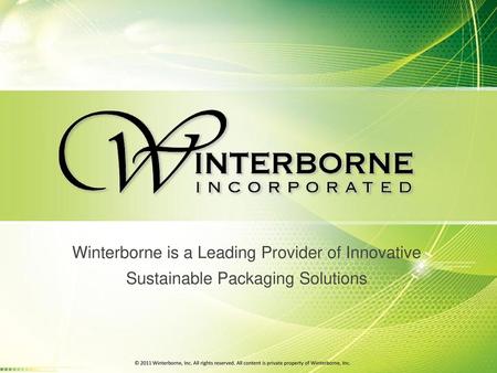 © 2011 Winterborne, Inc. All rights reserved