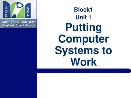 Putting Computer Systems to Work