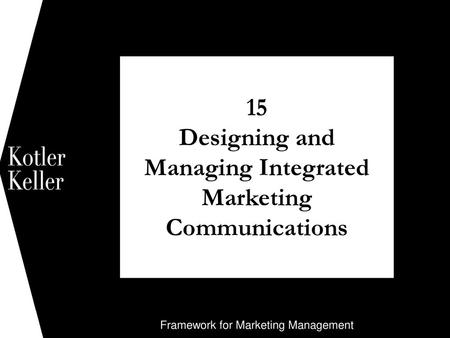 15 Designing and Managing Integrated Marketing Communications