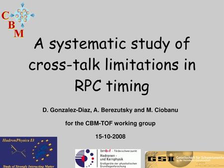 A systematic study of cross-talk limitations in RPC timing