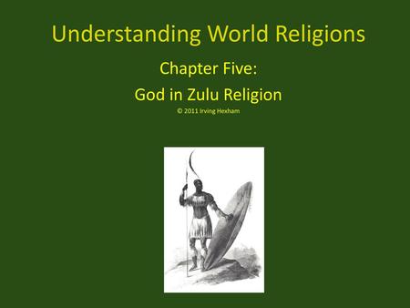 Understanding World Religions