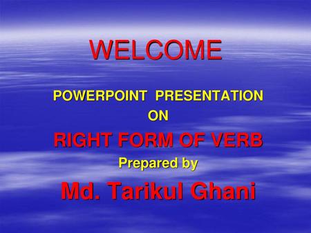 POWERPOINT PRESENTATION