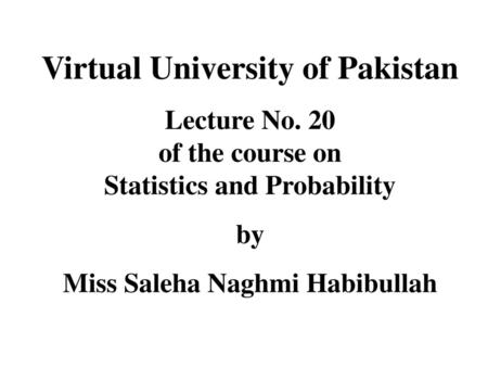 Virtual University of Pakistan