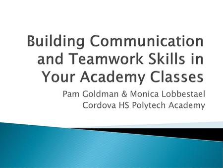 Building Communication and Teamwork Skills in Your Academy Classes