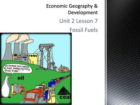 Economic Geography & Development