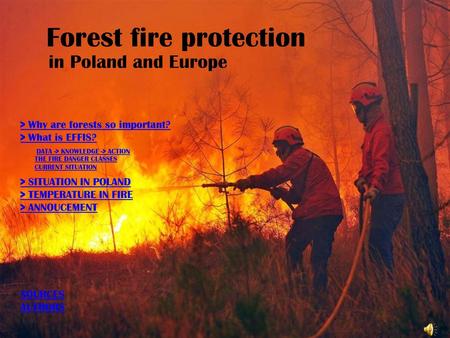 Forest fire protection