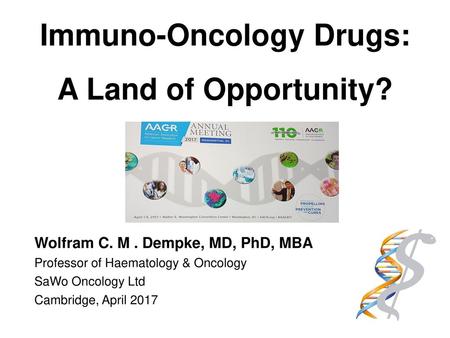 Immuno-Oncology Drugs: A Land of Opportunity?