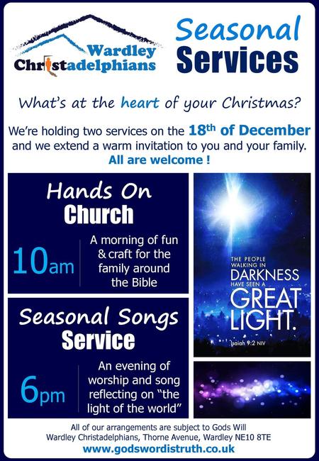 10am 6pm Services Seasonal Hands On Church Seasonal Songs Service