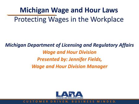 Michigan Wage and Hour Laws Protecting Wages in the Workplace