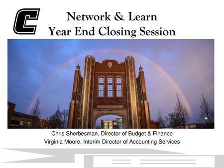 Network & Learn Year End Closing Session