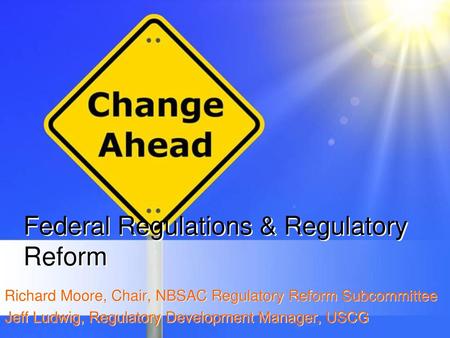 Federal Regulations & Regulatory Reform