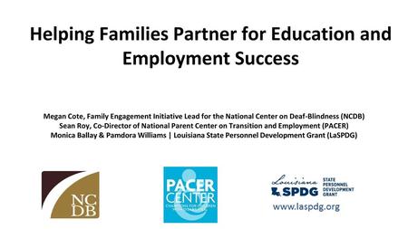 Helping Families Partner for Education and Employment Success