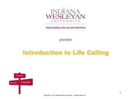 Introduction to Life Calling